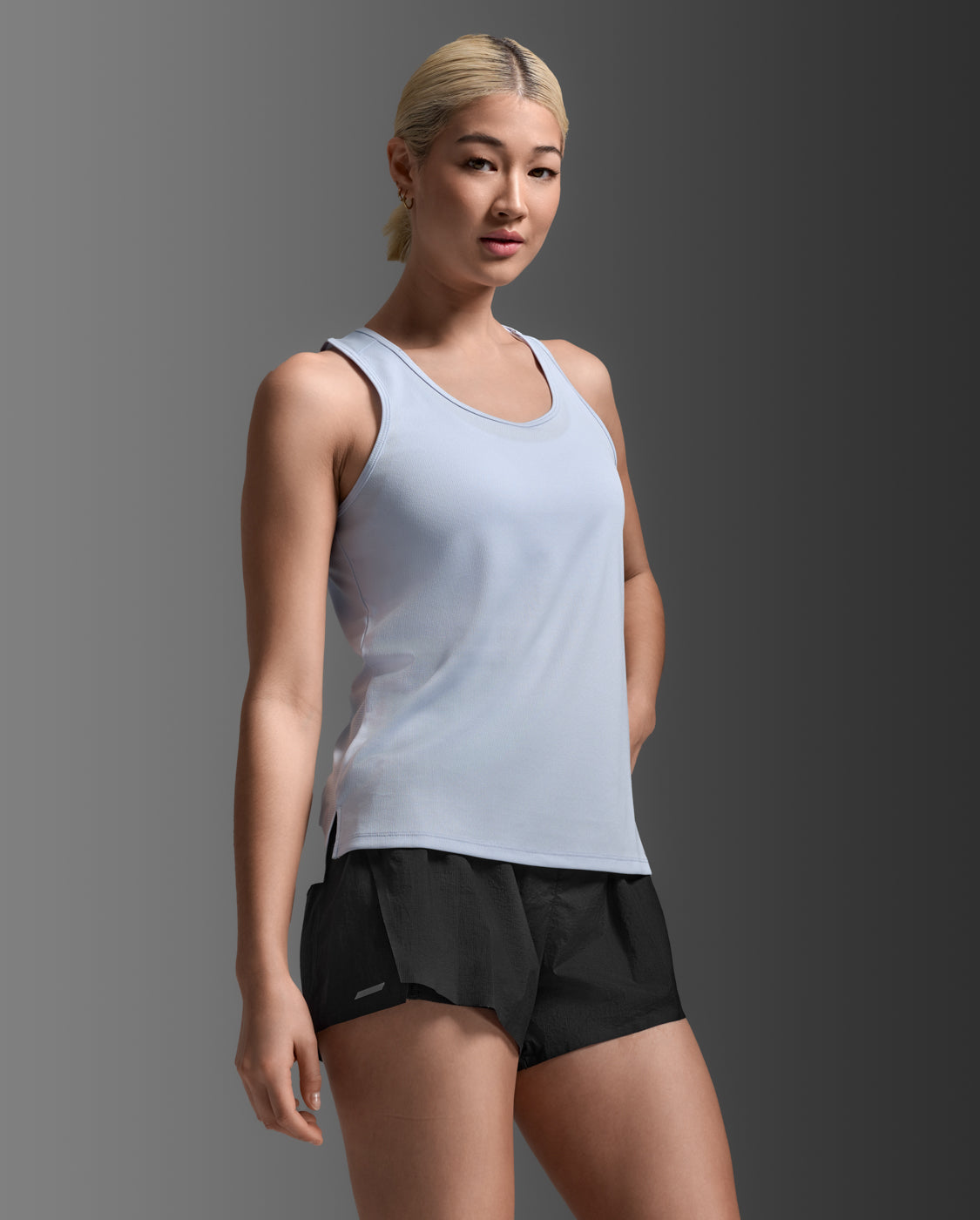2xu-aero-singlet-canotta-running-azzurro image 4