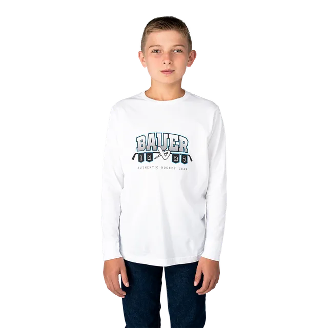 bauer-banner-graphic-maglietta-manica-lunga-youth image 1