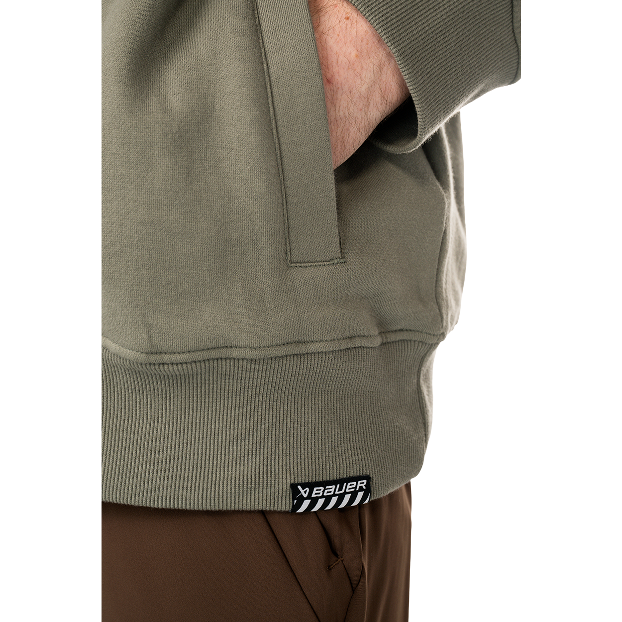 bauer-fireside-quilted-mezza-zip-senior-felpa-cotone image 5
