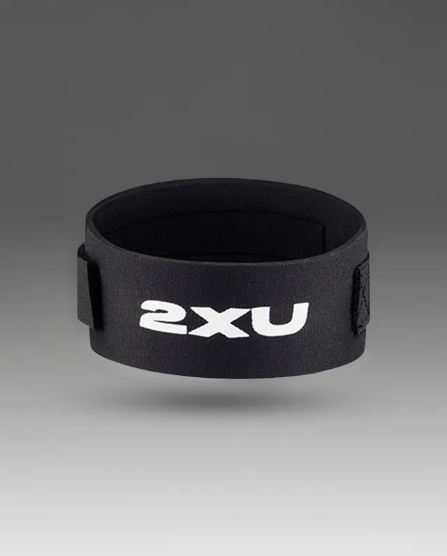2xu-timing-chip-strap-cinturino-chip-cronometraggio-running-triathlon-nero image 1