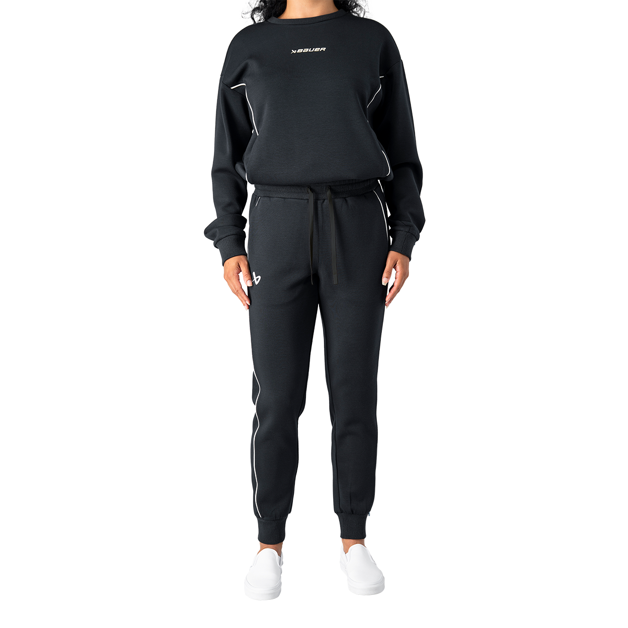 bauer-women-s-piping-jogger-pantalone-tuta-donna image 1