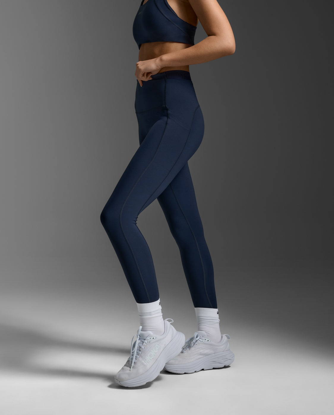 2xu-form-stash-hi-rise-compression-tights-con-tasche-donna-navy image 4