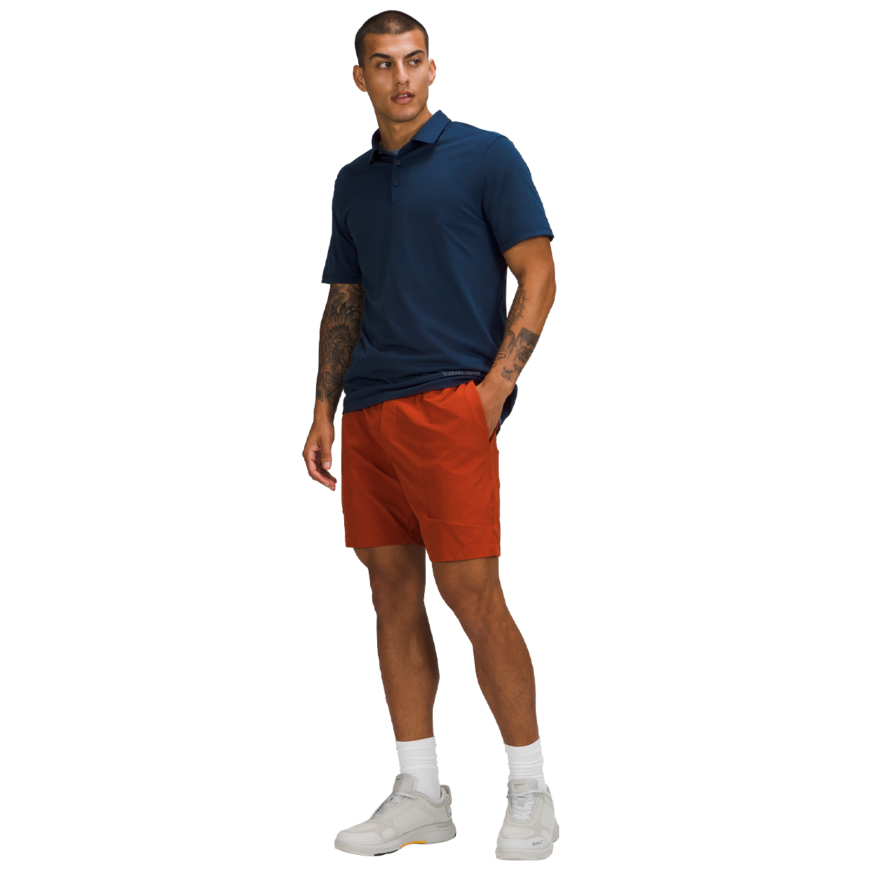 bauer-x-lululemon-evolution-polo-manica-corta-uomo-slim-fit image 2