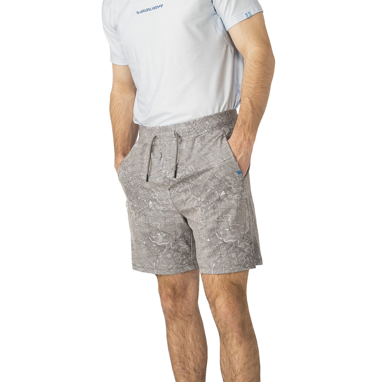 bauer-pregame-train-short-senior-pantaloncini-allenamento-idrorepellenti image 1