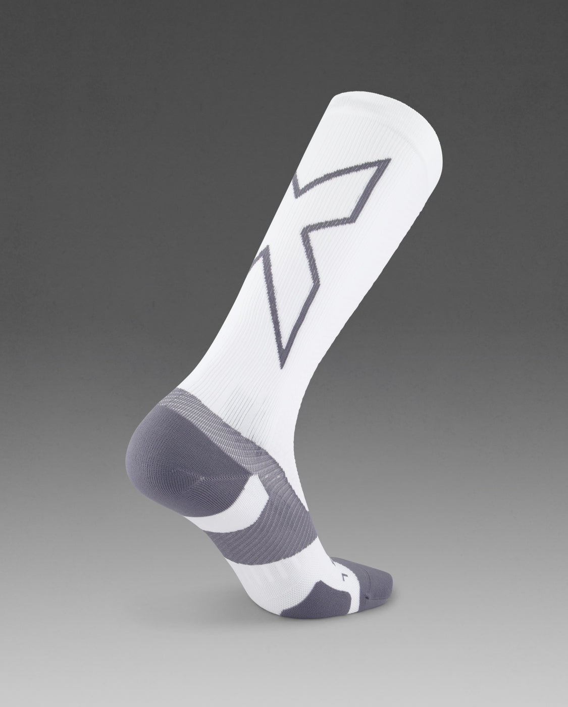 2xu-vectr-light-cushion-full-length-calze-a-compressione-bianco image 2