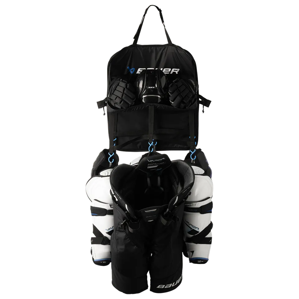 bauer-hanging-gear-rack-stender-appendibile-con-mensola-e-8-ganci image 1