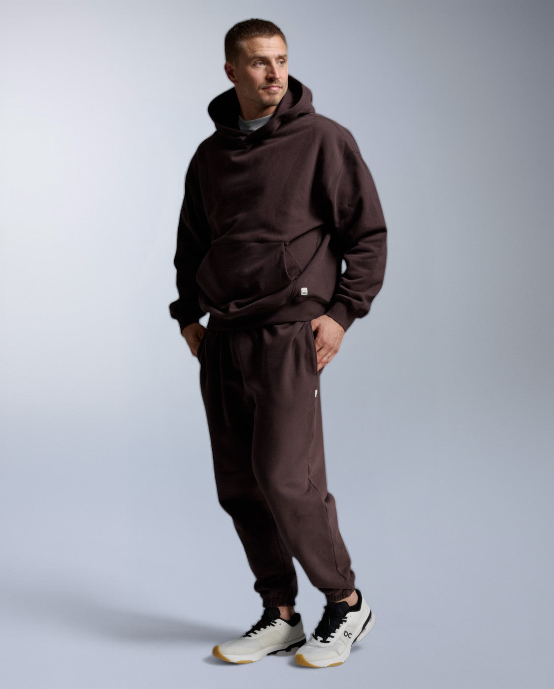 2xu-ez-oversized-organic-cotton-hoodie-felpa-unisex-marrone image 5