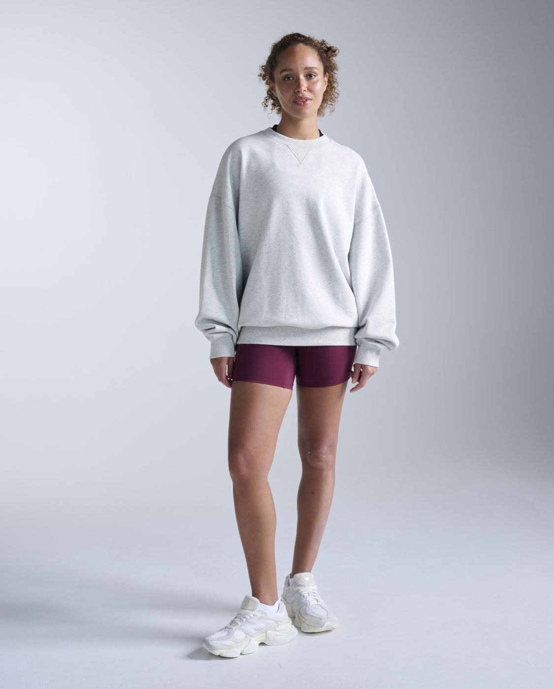 2xu-ez-oversized-organic-cotton-crew-felpa-unisex-grigio image 6