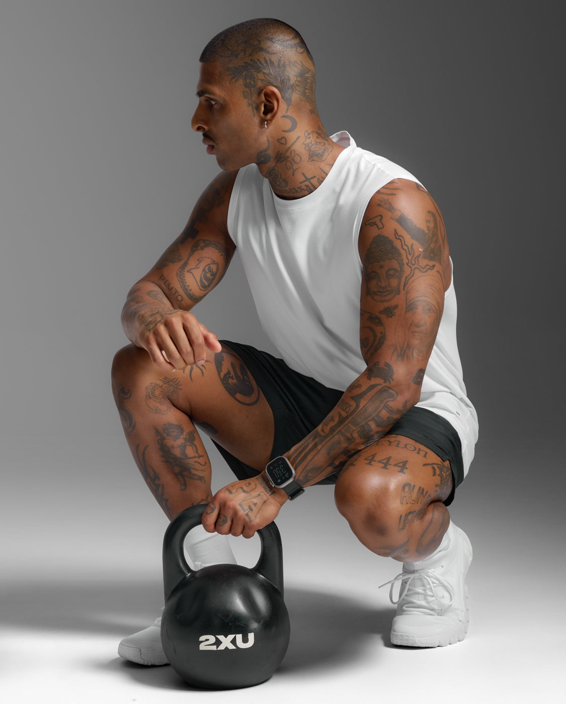 2xu-signature-tank-canotta-training-uomo-bianco image 1