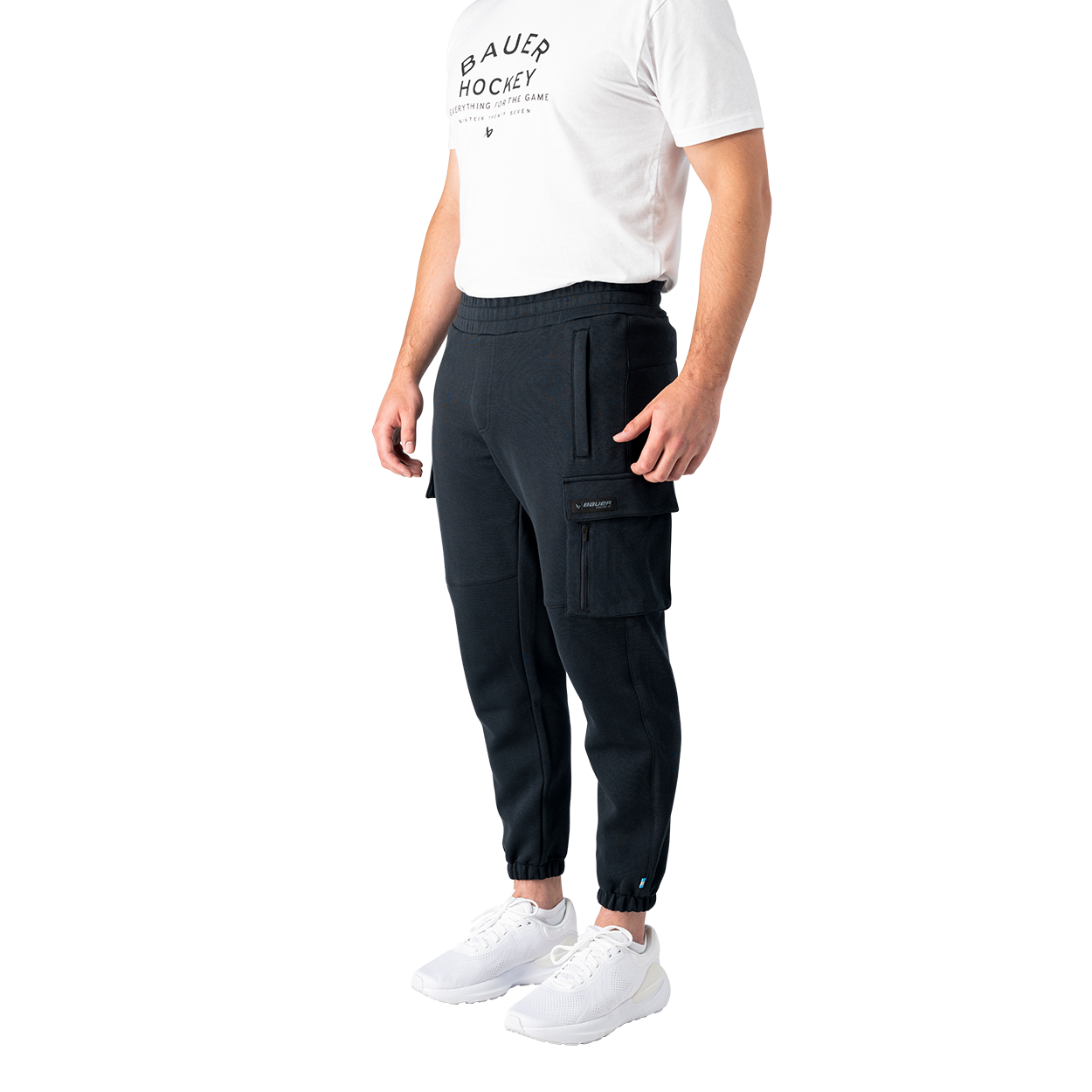 bauer-cargo-pant-uomo-pantalone-cargo-5-tasche image 2