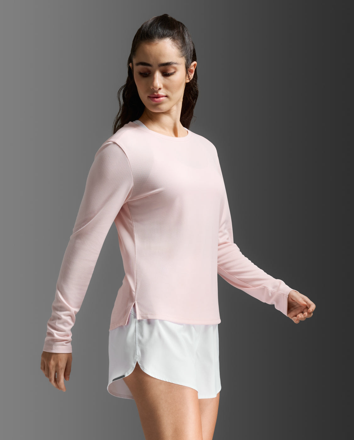 2xu-aero-maglia-running-manica-lunga-slim-fit image 4