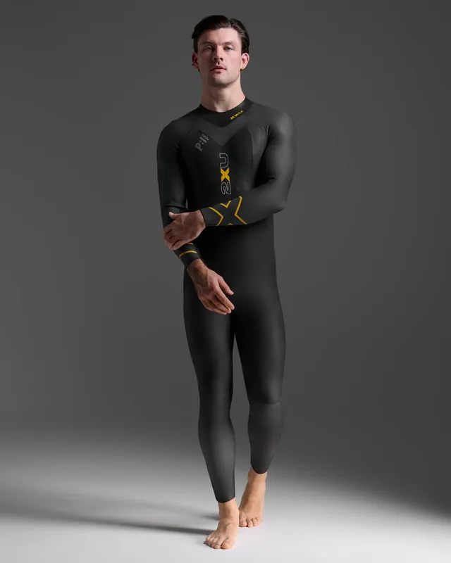 2xu-propel-1-wetsuit-muta-triathlon-nuoto-nero-oro image 1