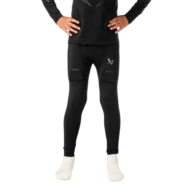 bauer-performance-baselayer-jock-pant-youth-pantalone-compressione-con-tasca-con image 1