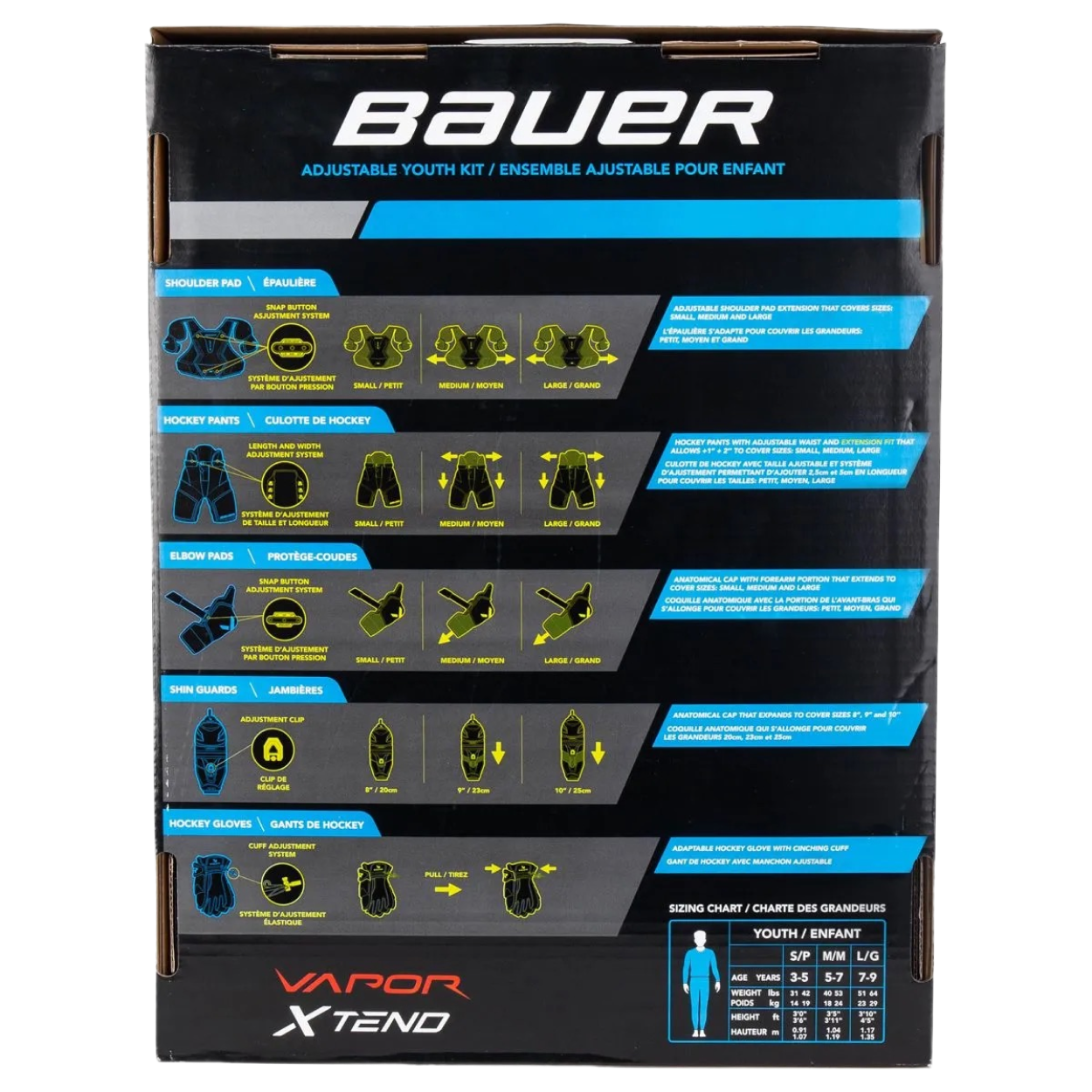 bauer-vapor-x-tend-kit-protettivo-hockey-bambino image 3