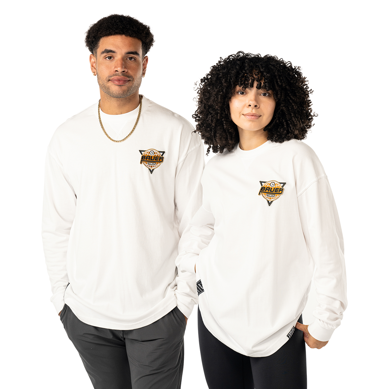 bauer-long-sleeve-retro-tee-maglia-manica-lunga-uomo-hockey image 6