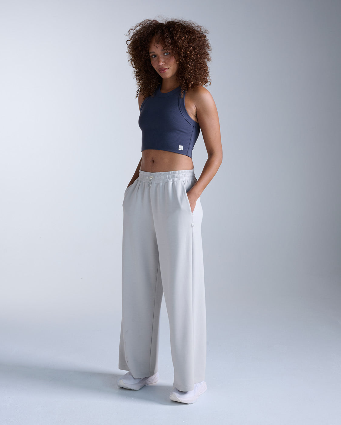 2xu-fluid-tencel-ribbed-crop-tank-top-donna-grigio-3e414a image 6