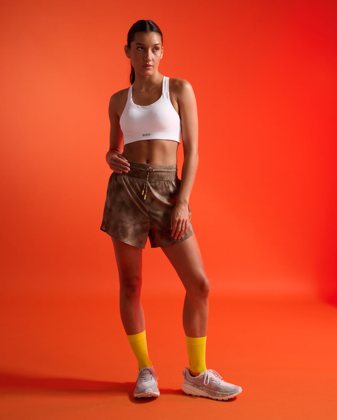 2xu-aero-hi-rise-4-inch-shorts-pantaloncini-donna-vita-alta image 4