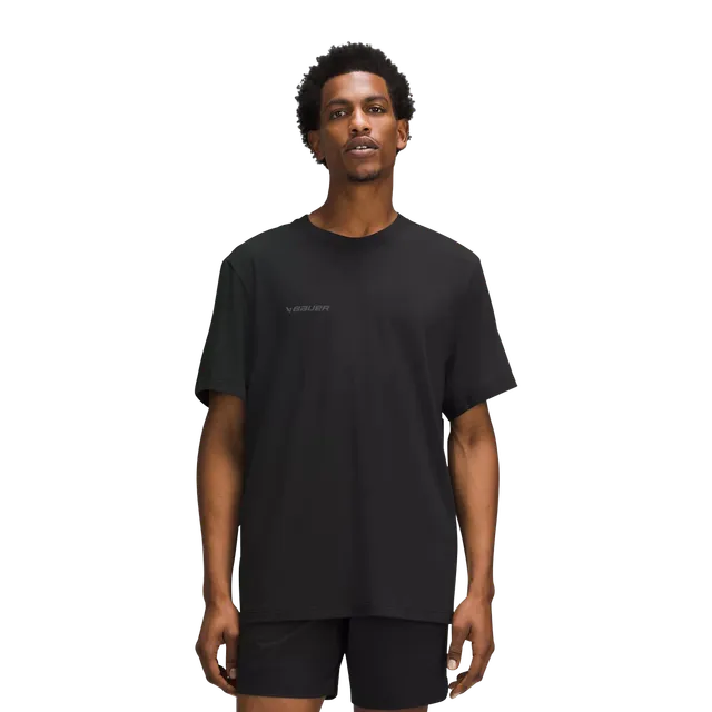 bauer-lululemon-license-to-train-t-shirt-a-maniche-corte image 1