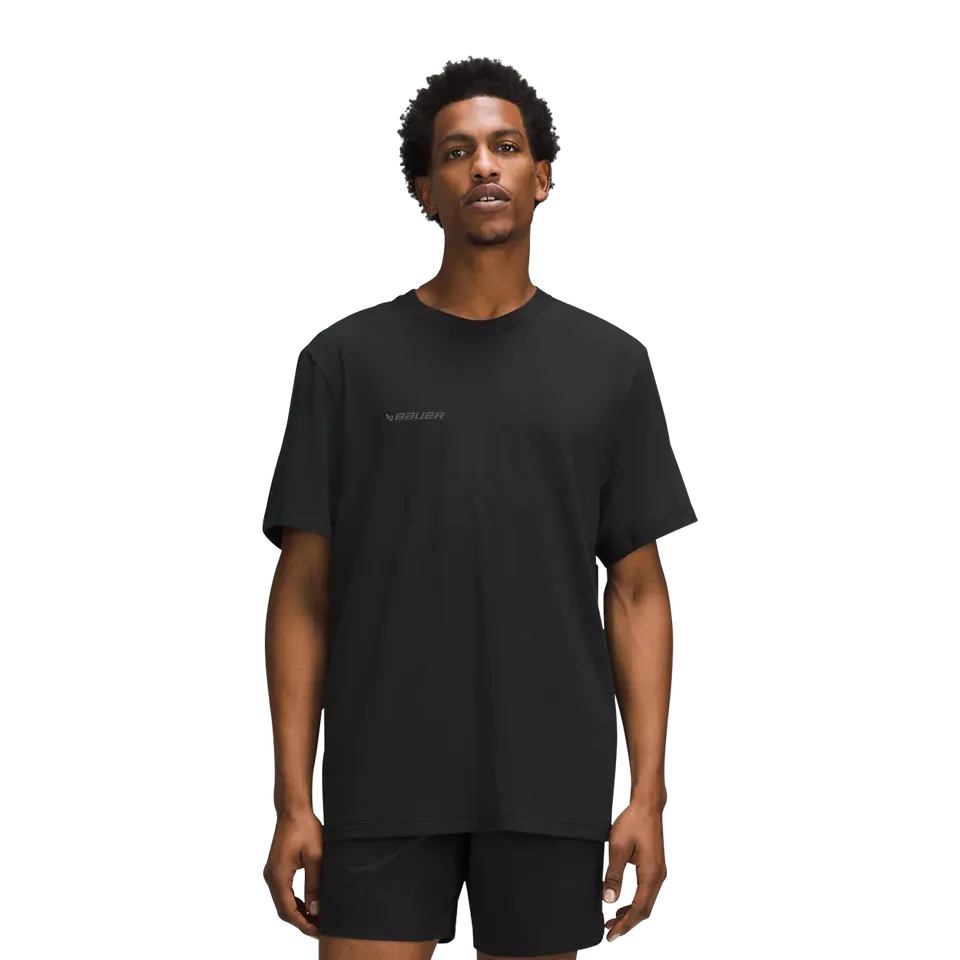 bauer-lululemon-license-to-train-t-shirt-a-maniche-corte image 1