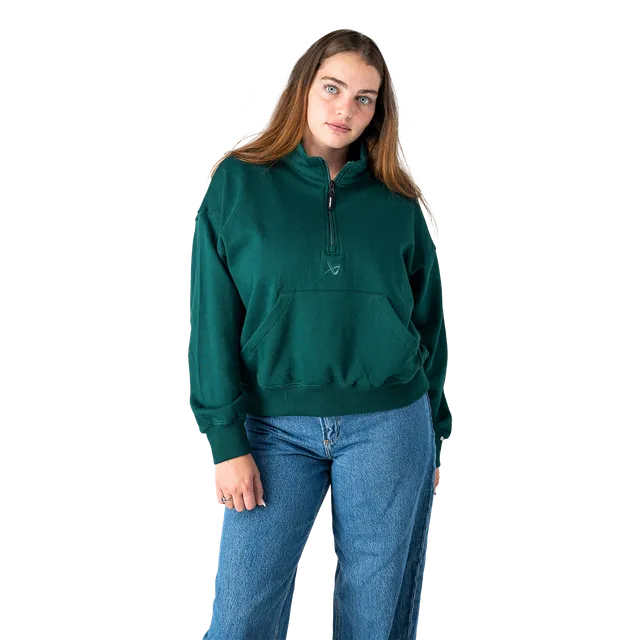 bauer-quarter-zip-donna-felpa-mezza-zip image 1