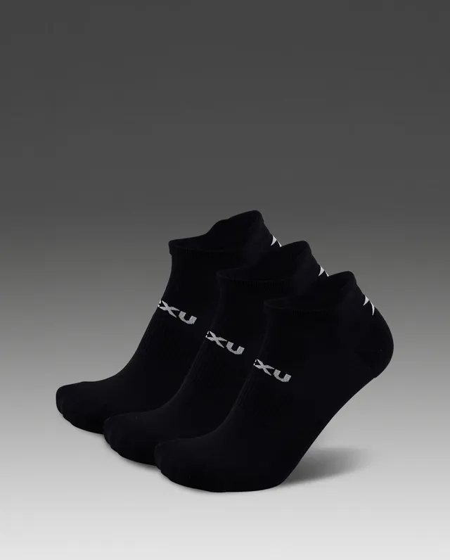 2xu-ankle-socks-3-pack-calze-corte-unisex-nero image 1