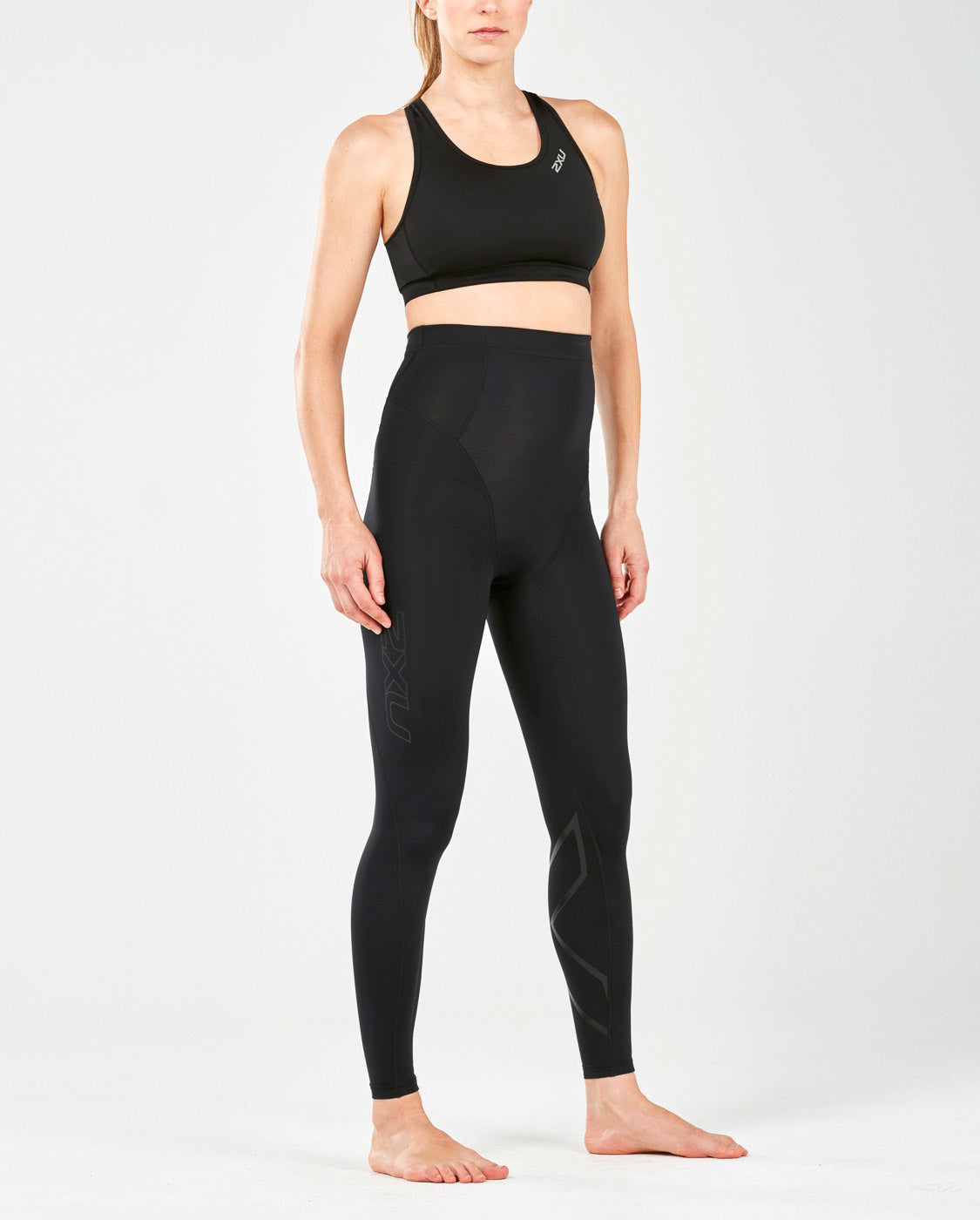 2xu-postnatal-active-tights-a-compressione-post-parto-nero image 1