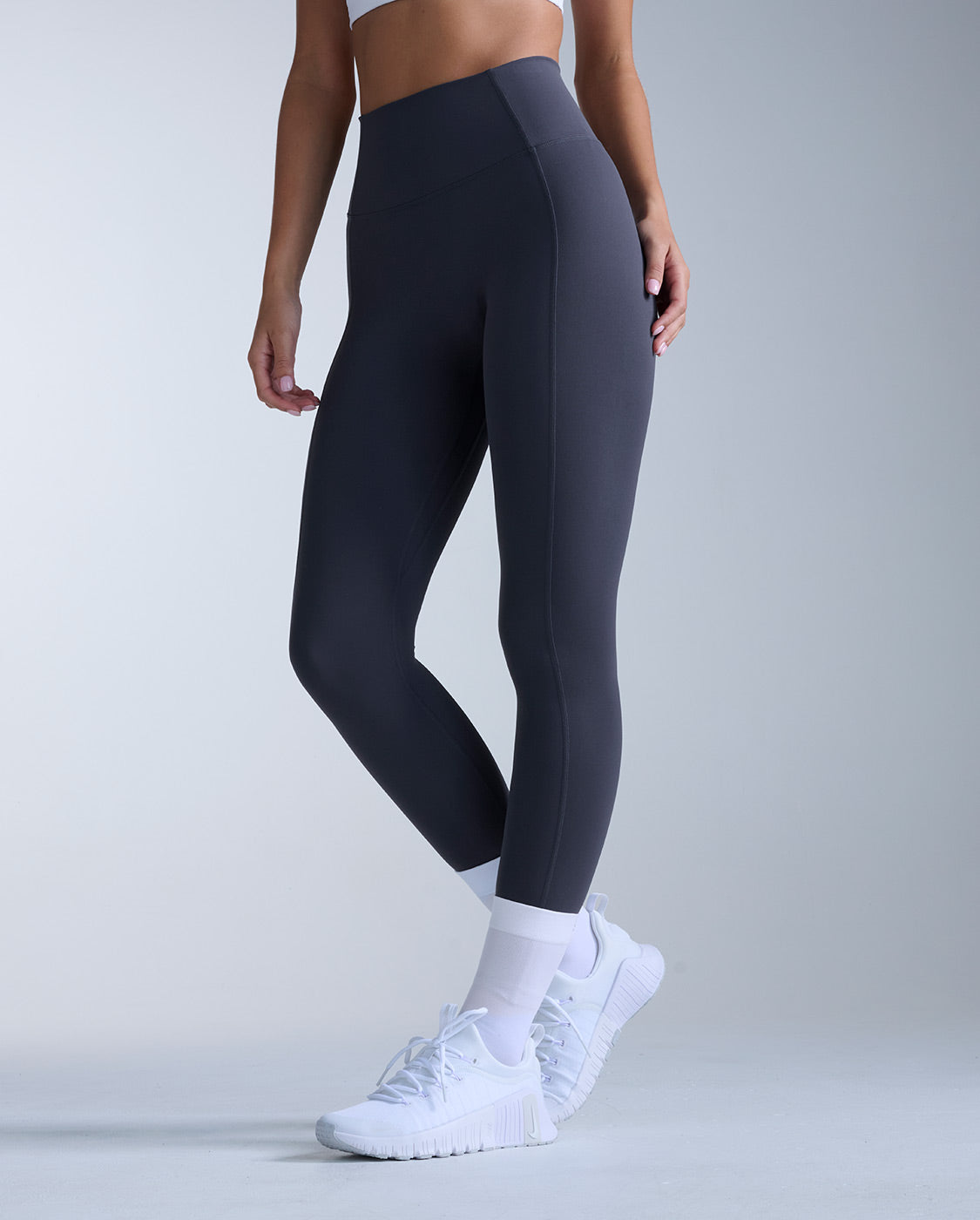 2xu-fluid-hi-rise-tights-donna-nero-blu image 1