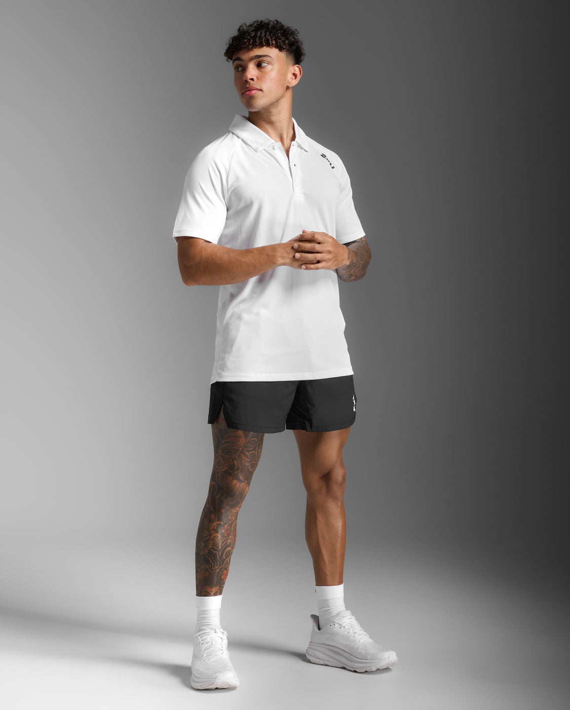 2xu-aspire-polo-uomo-bianco image 4