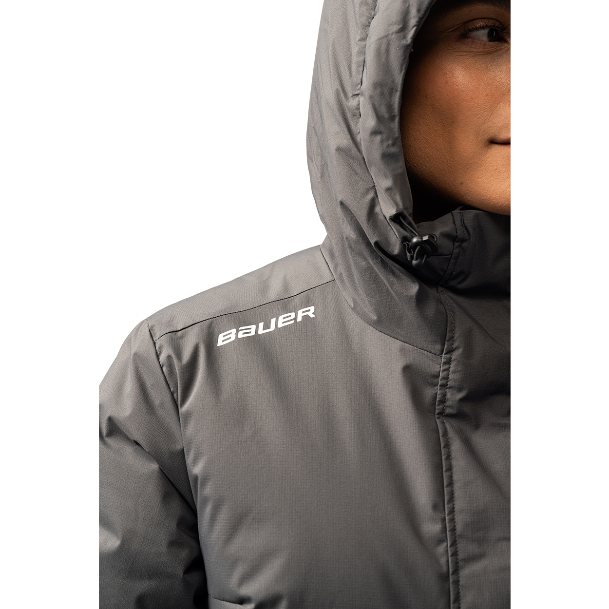bauer-s25-team-travel-coat-cappotto-viaggio-donna-hockey-nero-nylon image 4