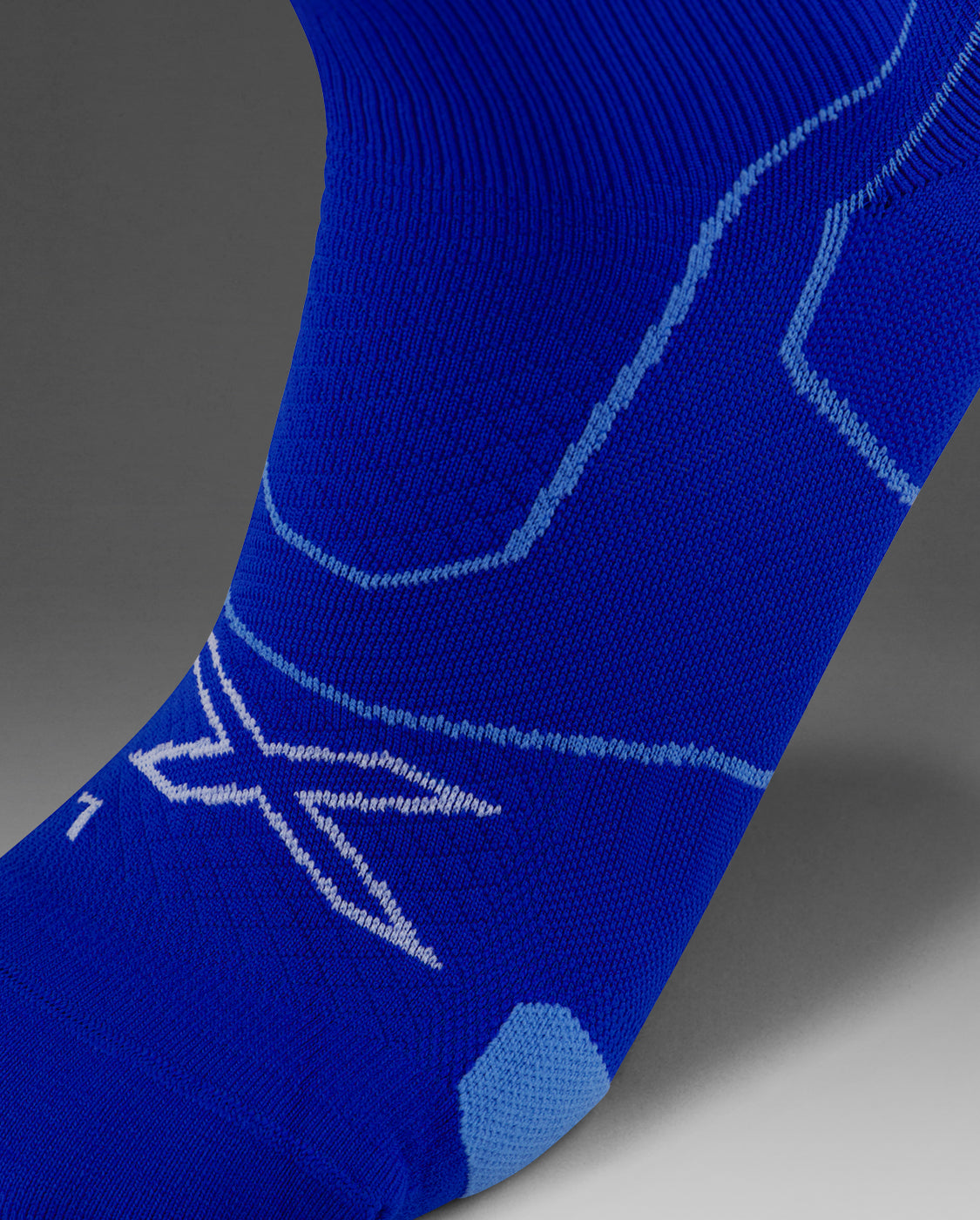 2xu-vectr-cushion-crew-socks-blu-calzini-running-ammortizzati image 2