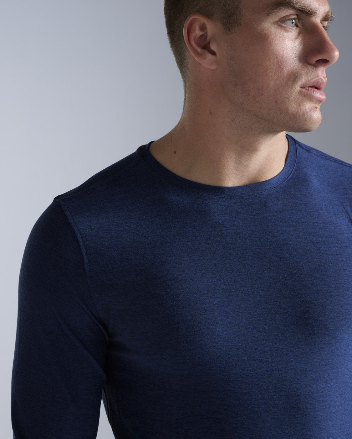 2xu-signature-long-sleeve-maglia-manica-lunga-training-uomo-blu image 6
