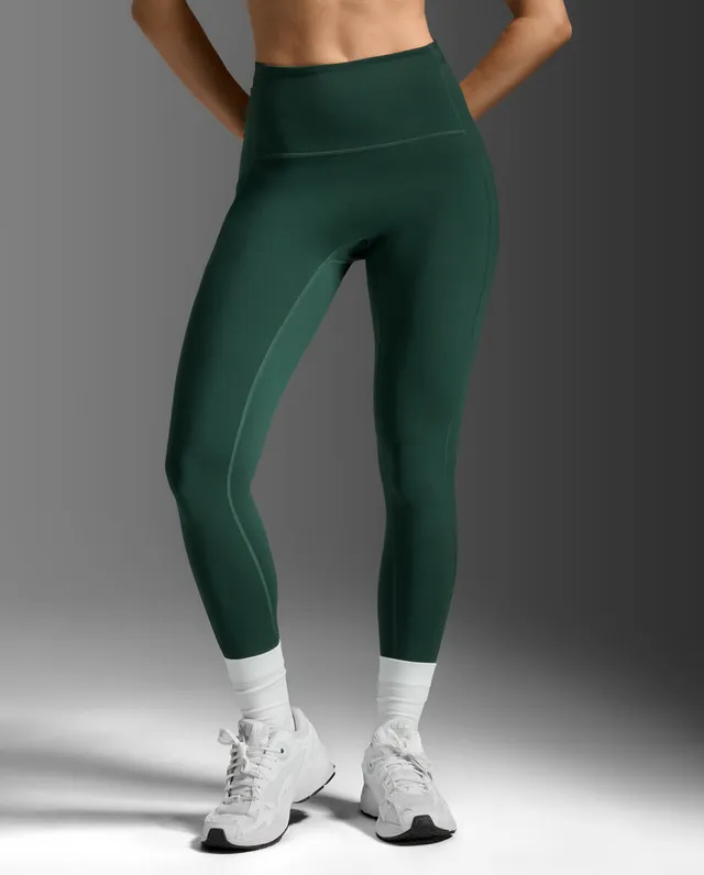 2xu-form-stash-hi-rise-compression-tights-verde-con-tasche image 1