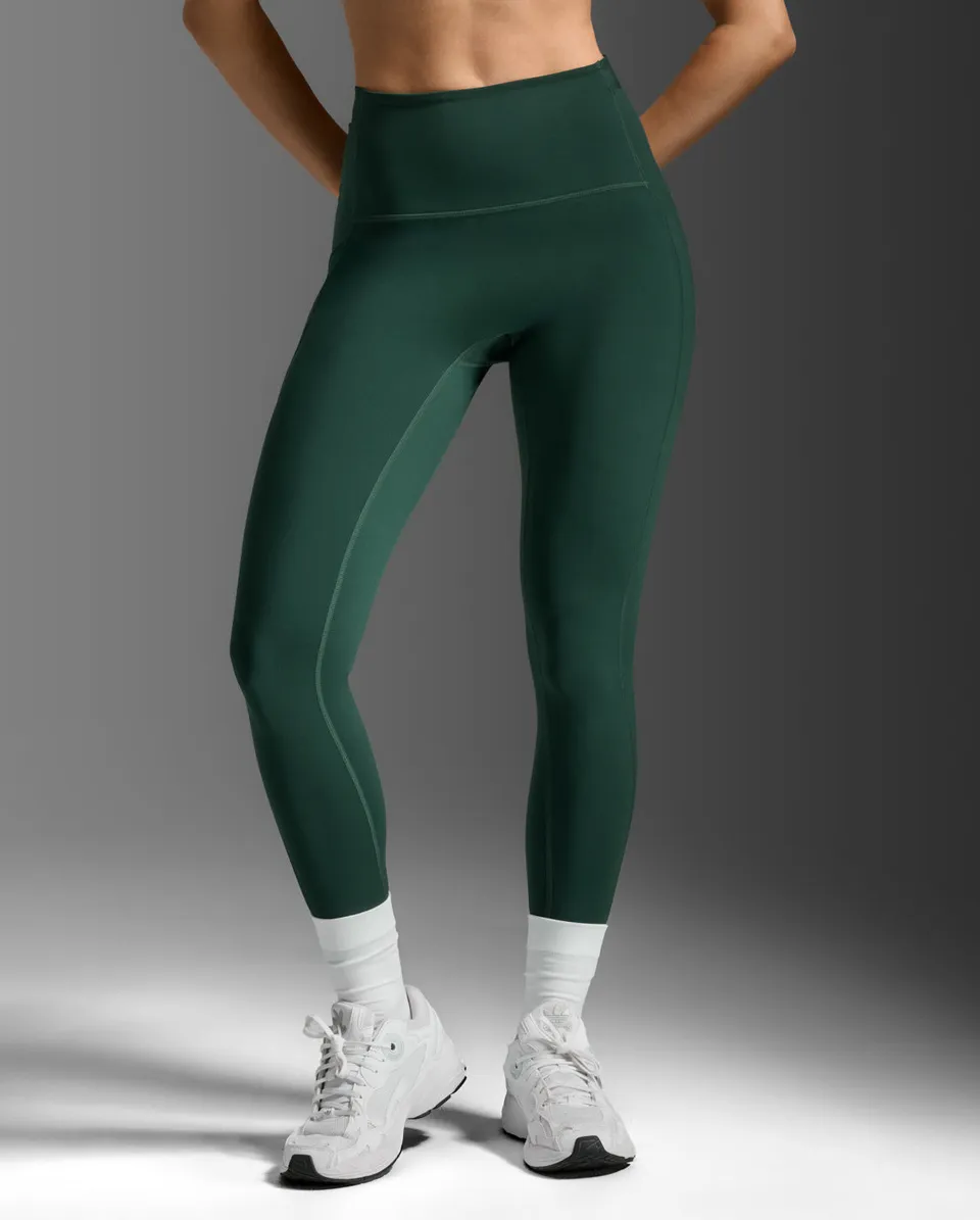 2xu-form-stash-hi-rise-compression-tights-verde-con-tasche image 1