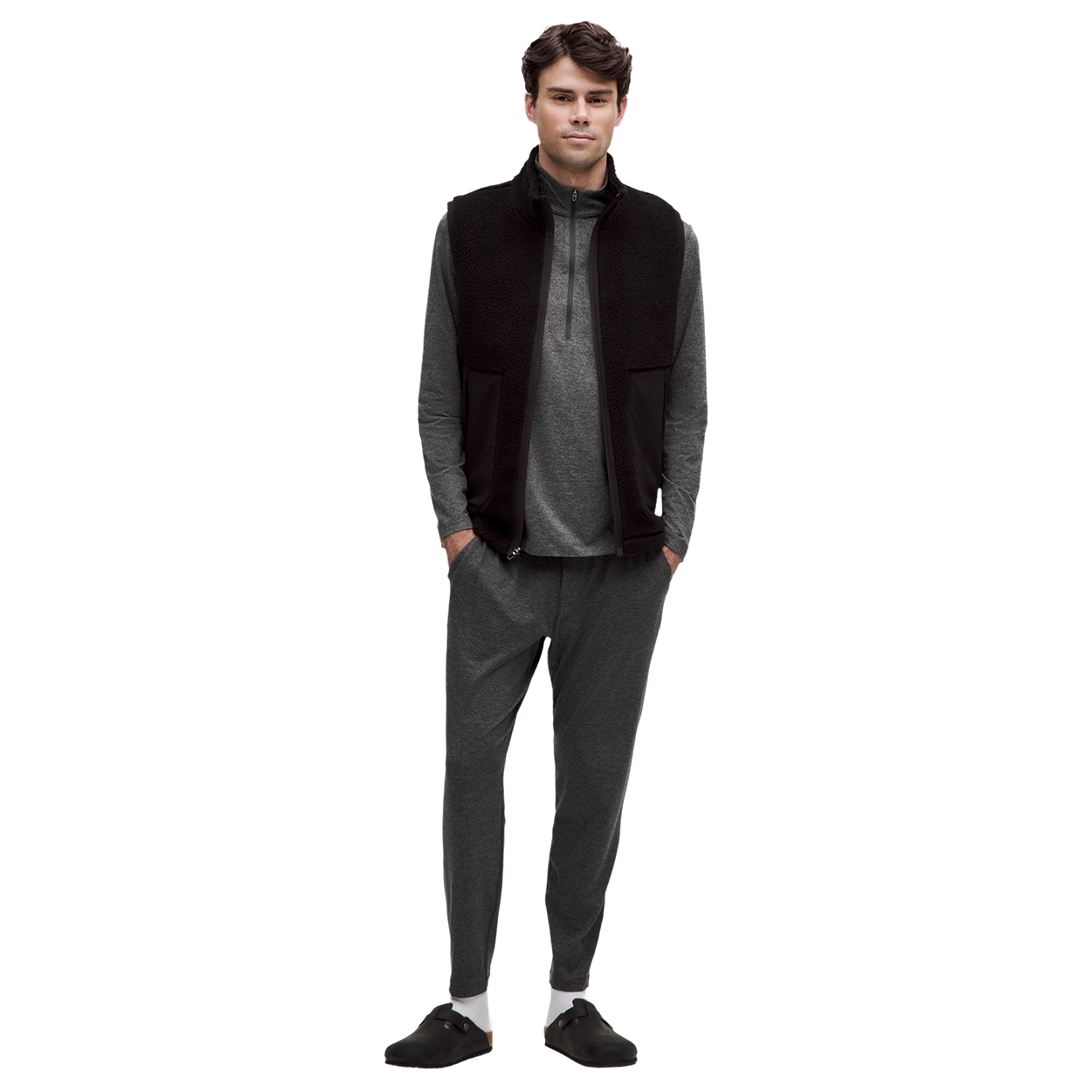 bauer-x-lululemon-soft-jersey-half-zip-felpa-uomo image 3