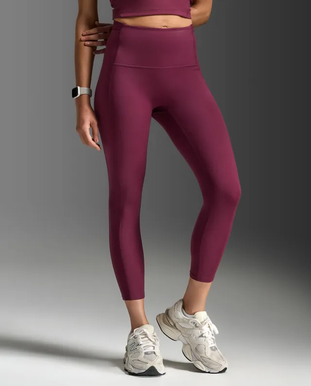 2xu-form-stash-hi-rise-compression-7-8-tights-donna-con-tasche-bordeaux image 1