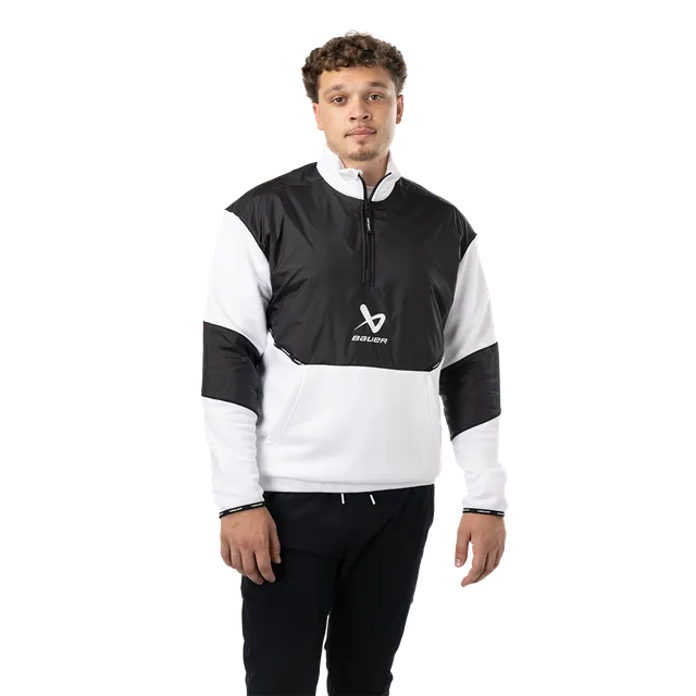 bauer-team-felpa-mezza-zip-senior-con-tasca-a-marsupio image 1