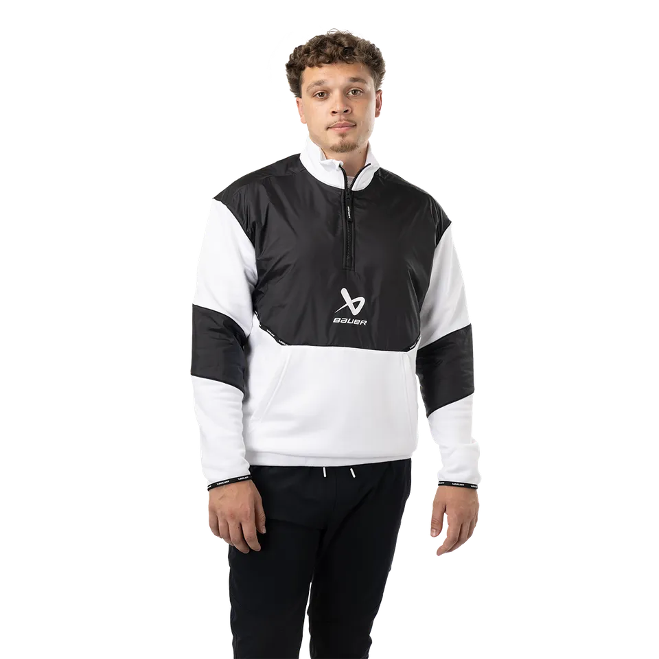bauer-team-felpa-mezza-zip-senior-con-tasca-a-marsupio image 1