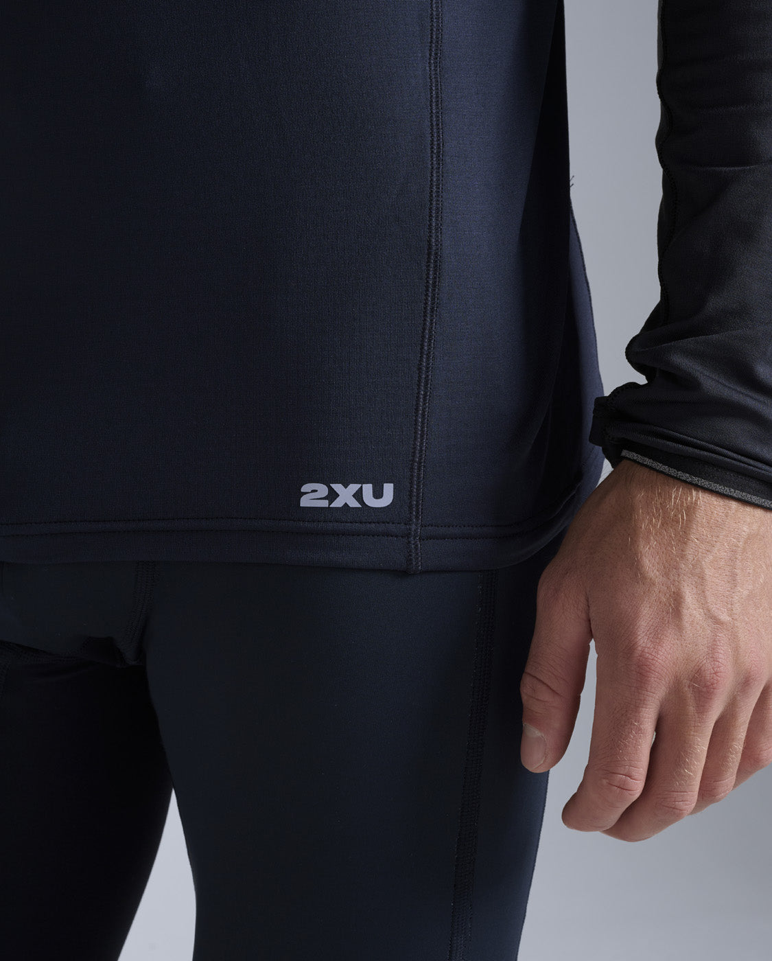 2xu-ignition-grid-1-2-zip-hoodie-uomo-felpa-running-termica image 3
