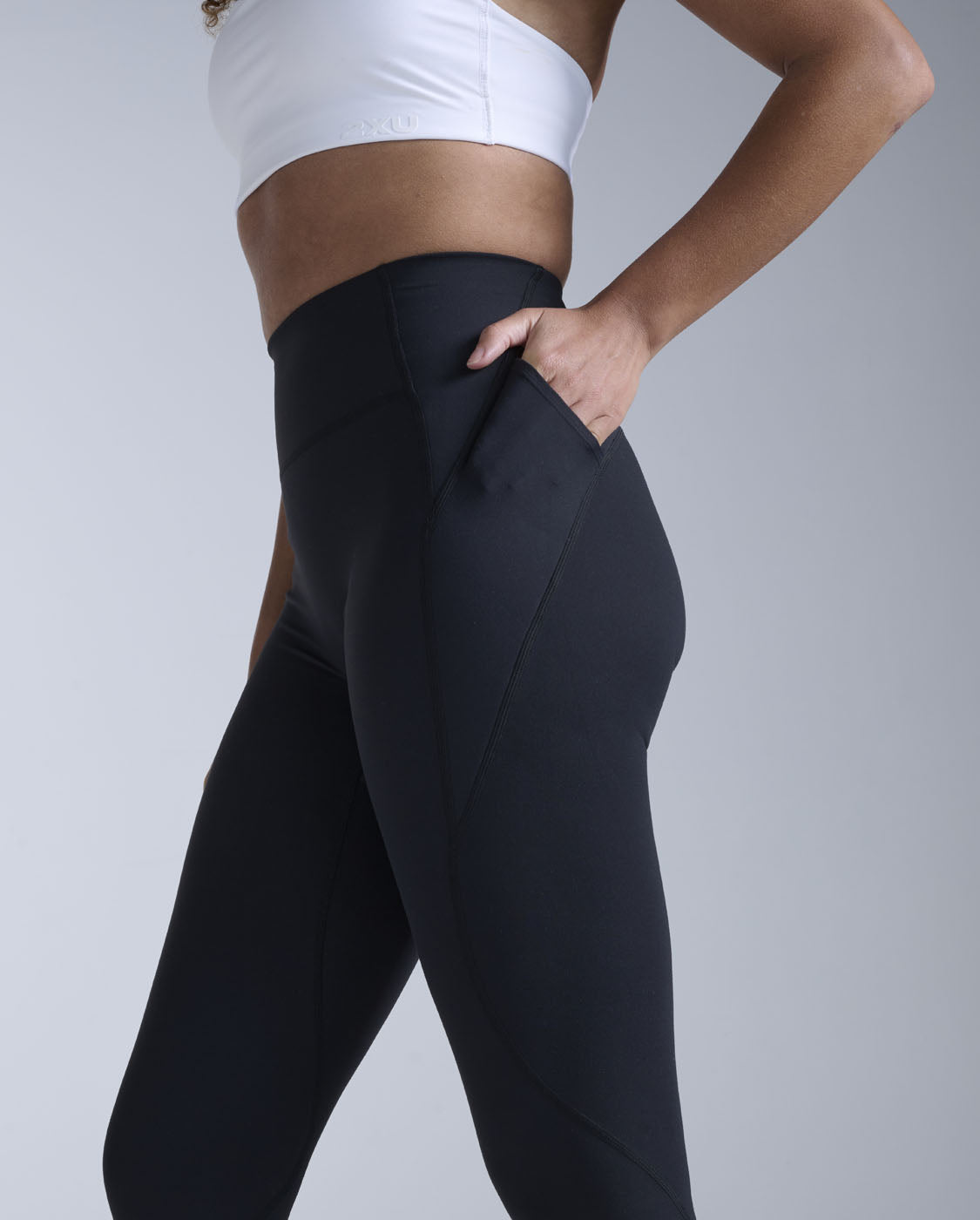 2xu-flex-hi-rise-compression-tights-nero-leggings-compressivi-vita-alta image 3