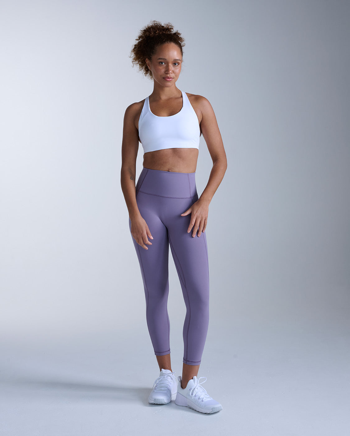 2xu-fluid-hi-rise-7-8-tights-donna-leggings-pilates-viola image 5