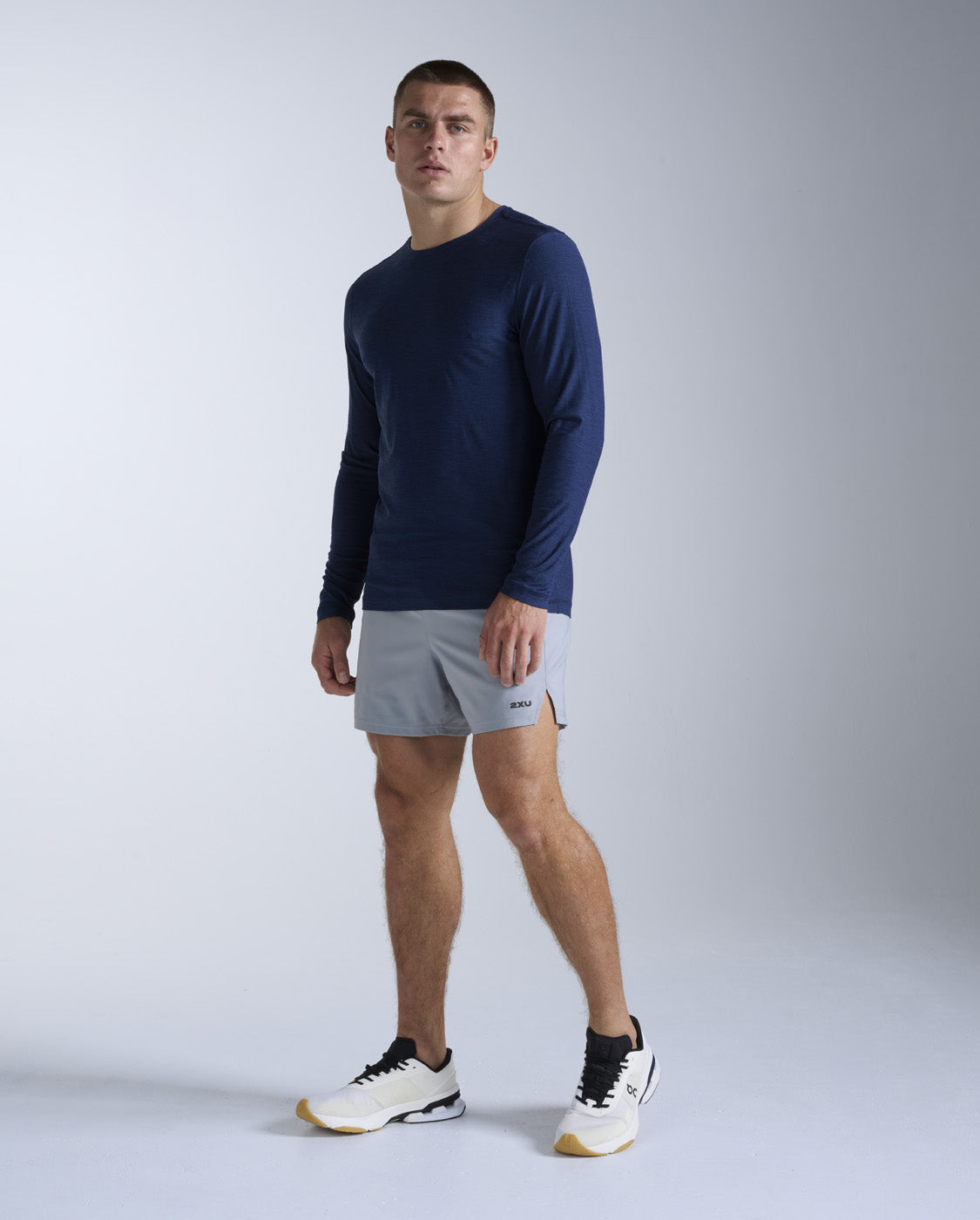 2xu-signature-long-sleeve-maglia-manica-lunga-training-uomo-blu image 4
