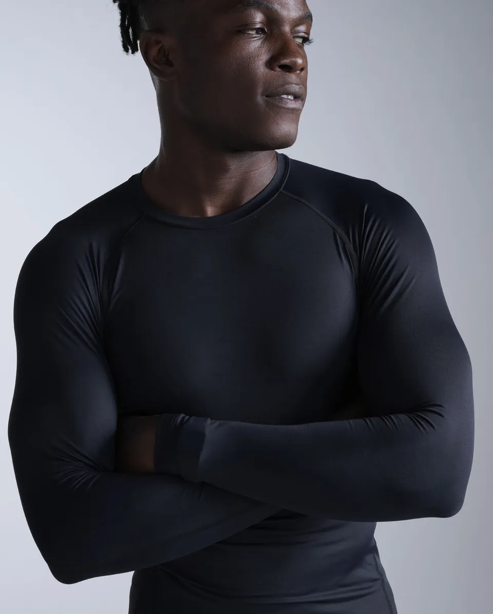 2xu-core-compression-maglia-manica-lunga-nero image 1