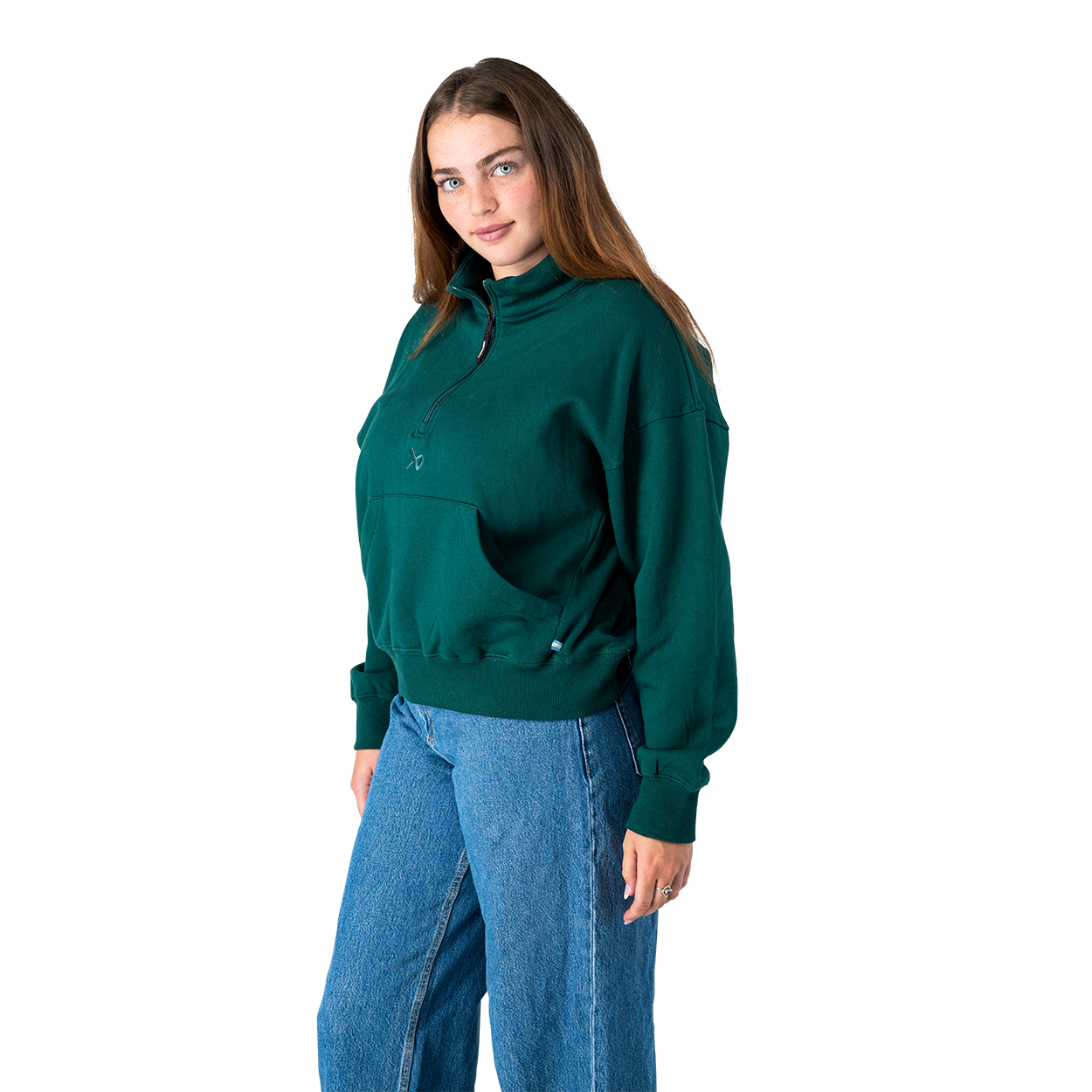 bauer-quarter-zip-donna-felpa-mezza-zip image 3