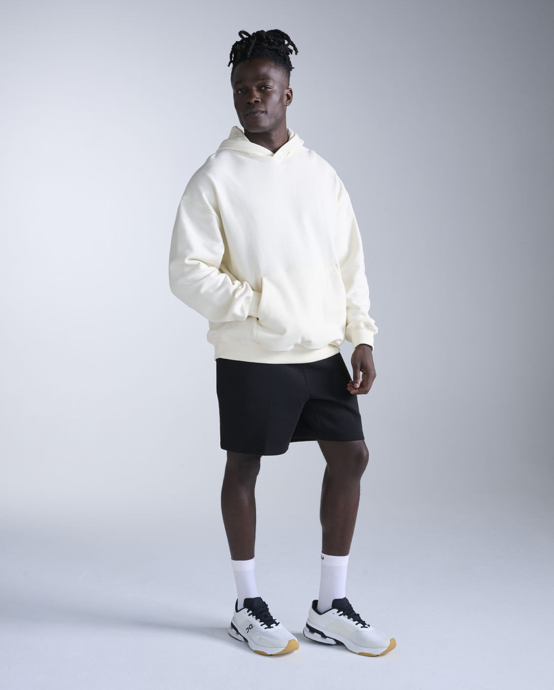 2xu-ez-felpa-con-cappuccio-oversize-in-cotone-organico image 7