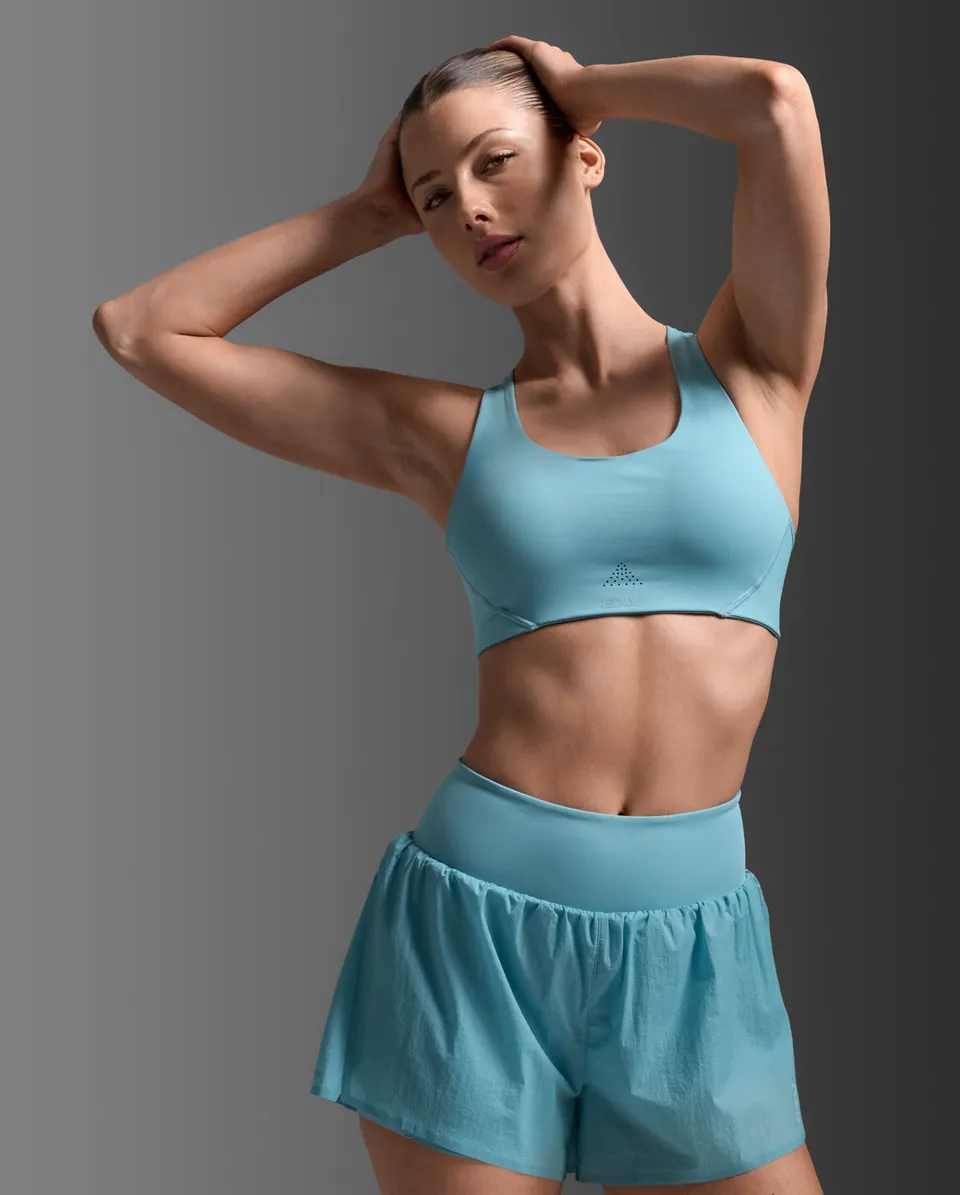 2xu-aero-mesh-medium-impact-bra-reggiseno-sportivo-running-azzurro image 1