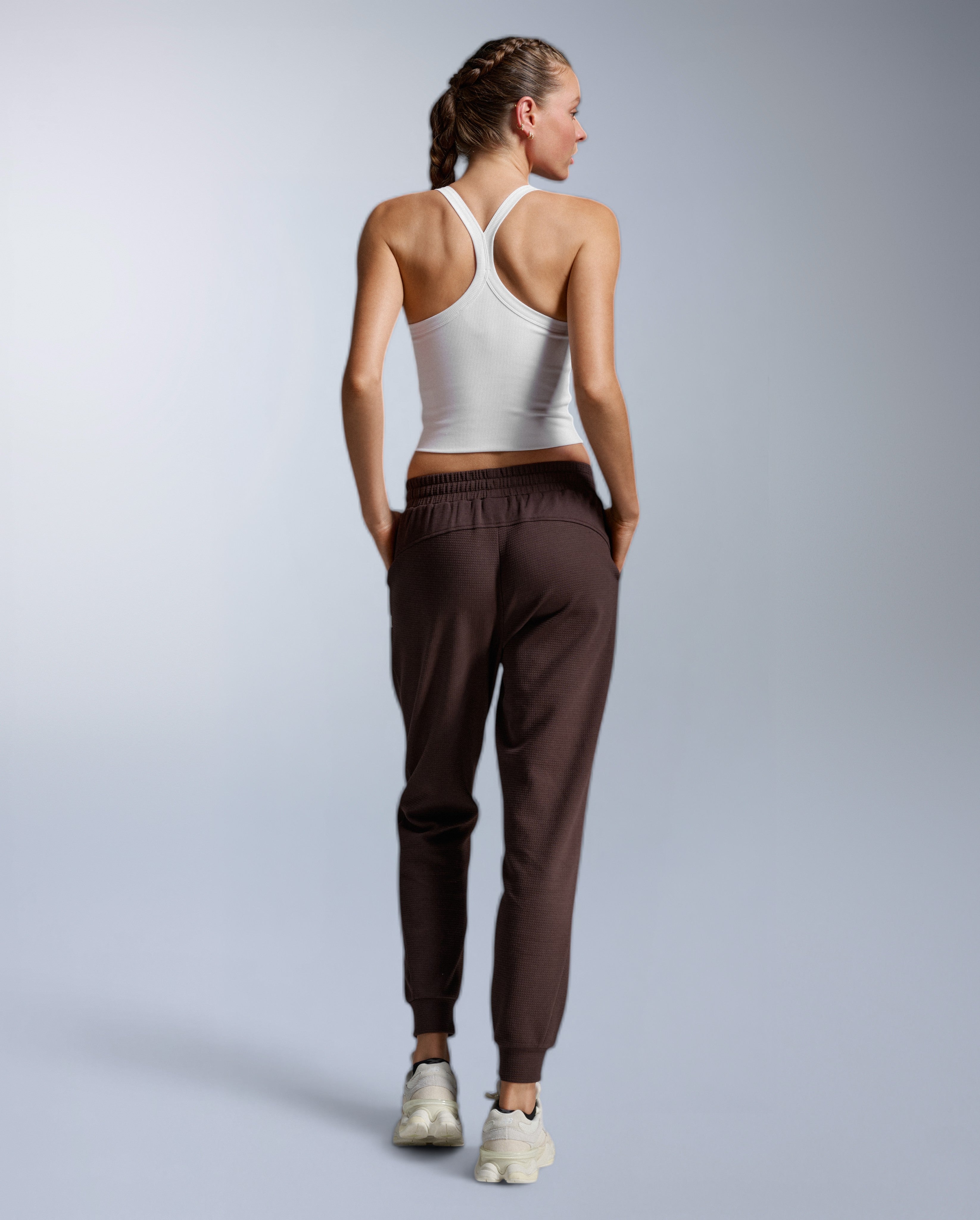 2xu-fluid-tencel-ribbed-crop-singlet-canotta-donna-bianca image 5