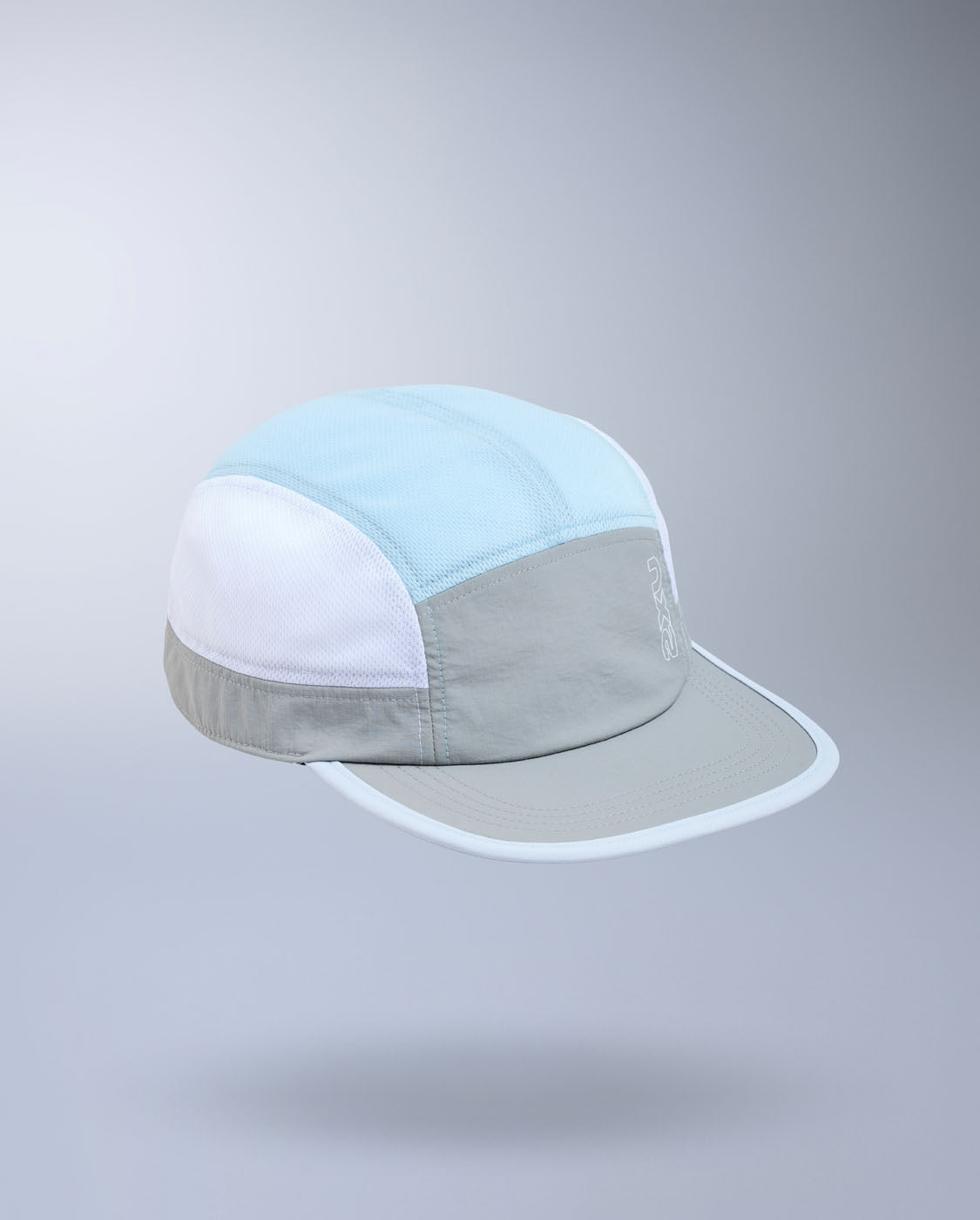 2xu-light-speed-cappellino-running-unisex-grigio image 1