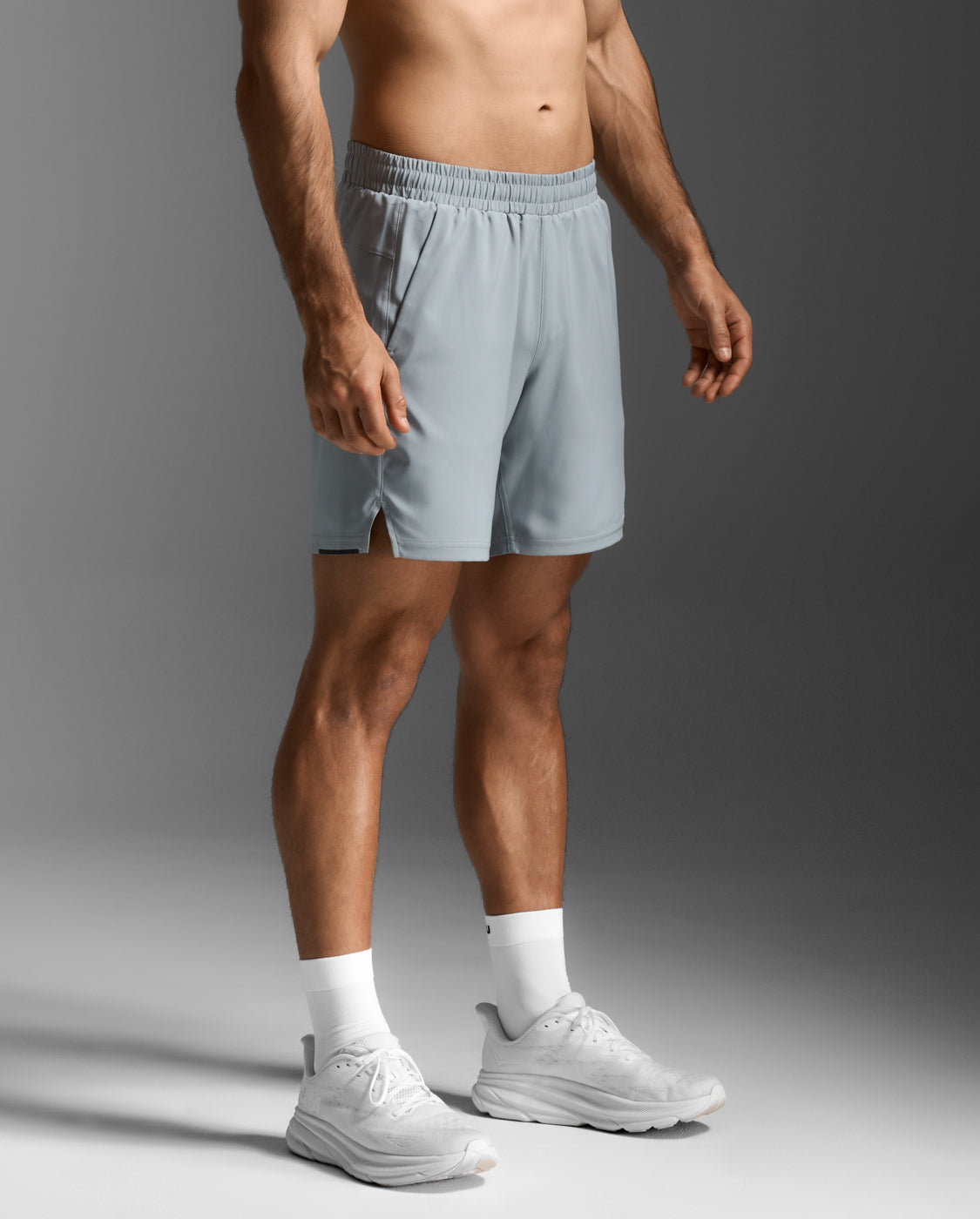 2xu-aero-7-inch-shorts-unlined-uomo-grigio-slim image 1