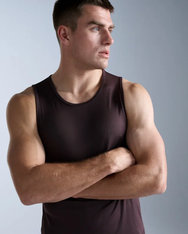 2xu-aero-tank-uomo-canotta-running-slim-bordeaux image 1