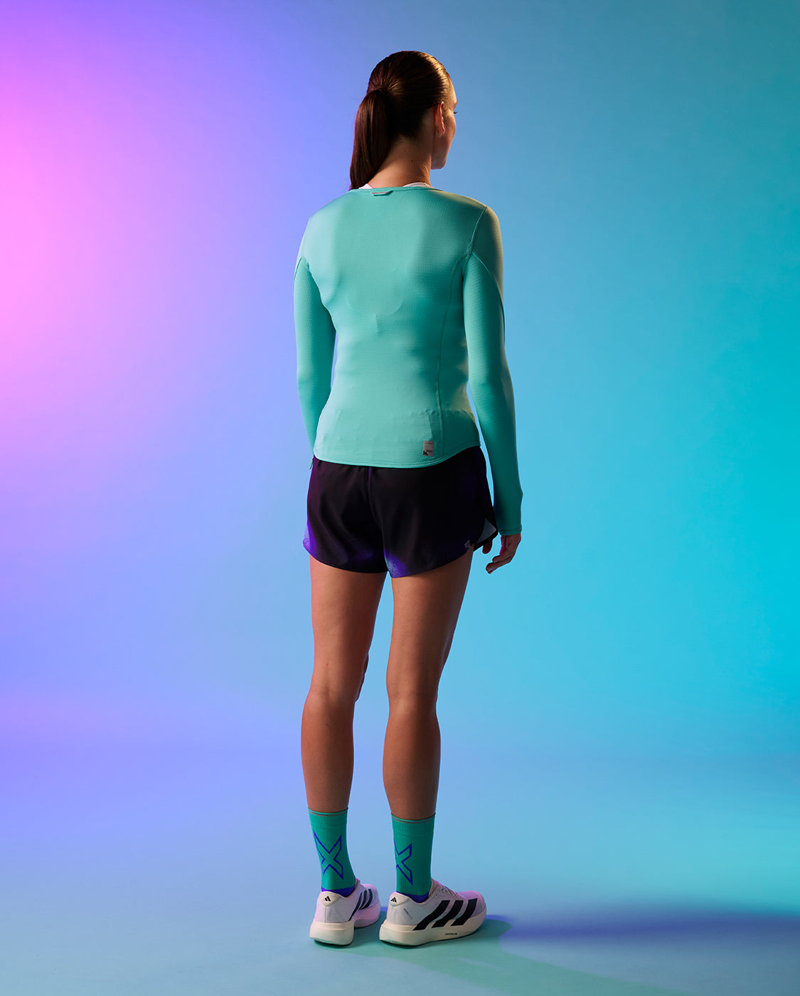 2xu-ignition-grid-base-layer-donna-maglia-termica-blu image 8
